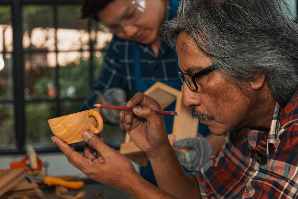 artisans and small business creators collaborating with handmade products