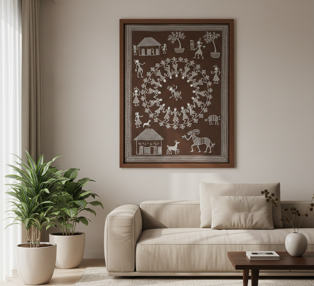 Authentic Warli Paintings – Minimal Tribal Art of India