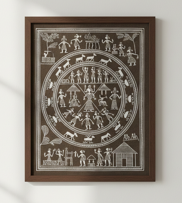 Authentic Warli Paintings – Minimal Tribal Art of India