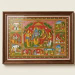 (Cheriyal / Kalamkari style)