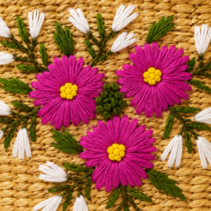Blossom Jute Tote - Image 3